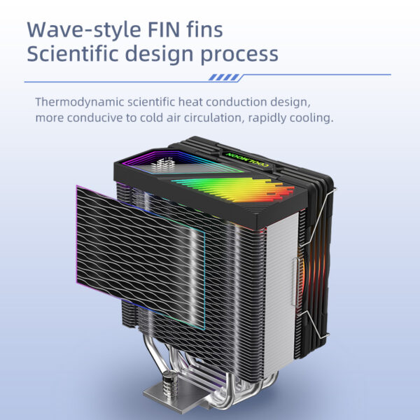 2. 400 Coolmoon GT400 CPU Cooler