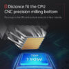 3. 600 Coolmoon GT600 CPU Cooler