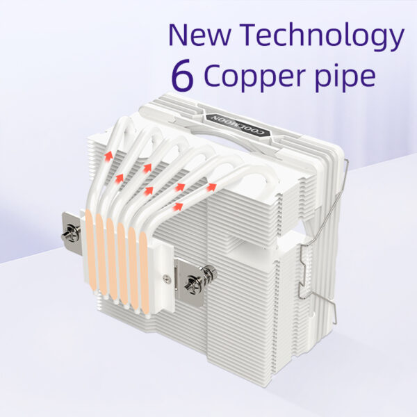 6. T600 Coolmoon T600 CPU Cooler