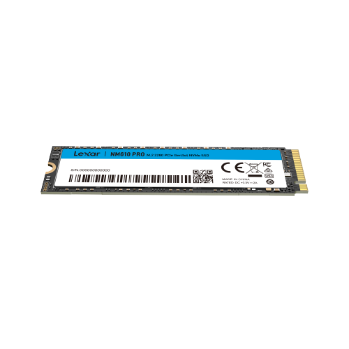 Lexar NM610 Pro M.2 SSD 3 Lexar® NM610PRO M.2 2280 PCIe Gen3x4 NVMe SSD